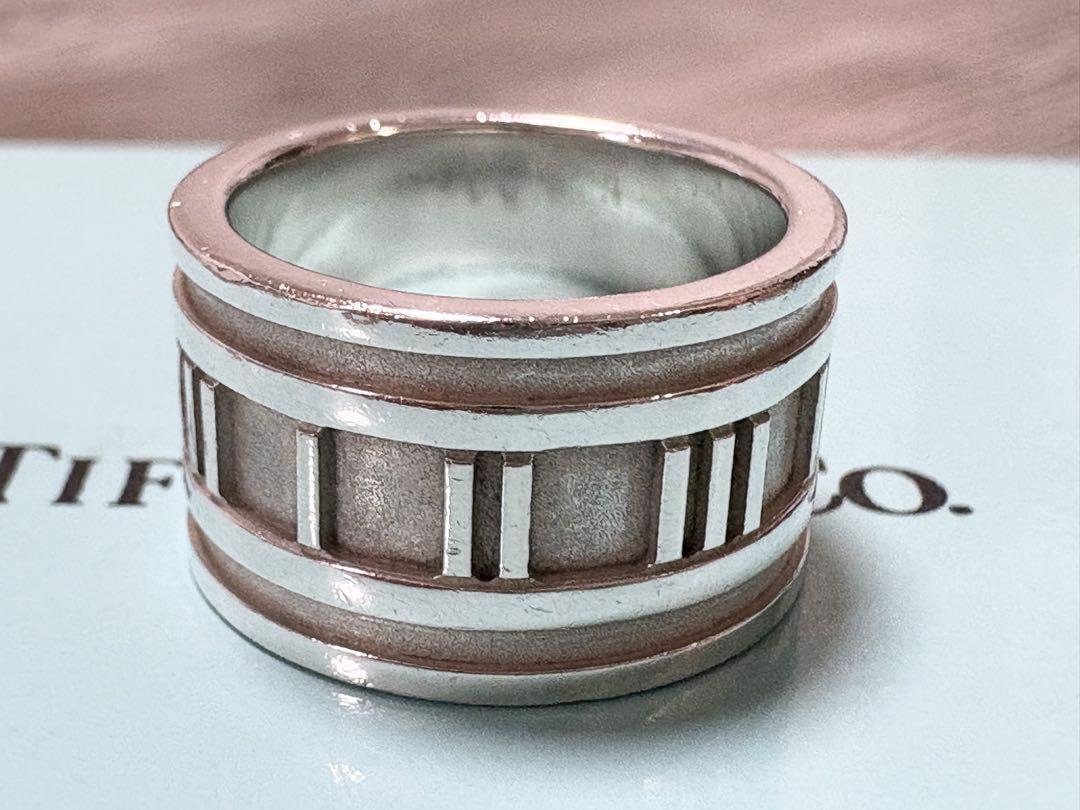 TIFFANY & CO. 925 シルバー アトラス ワイドリング