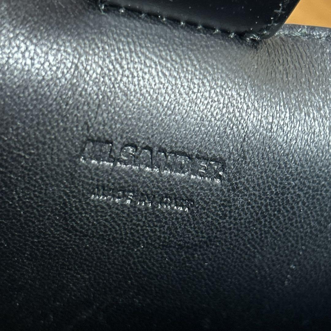 jil sander タングル レザー ショルダーバッグ 黒 ブラック 正規品