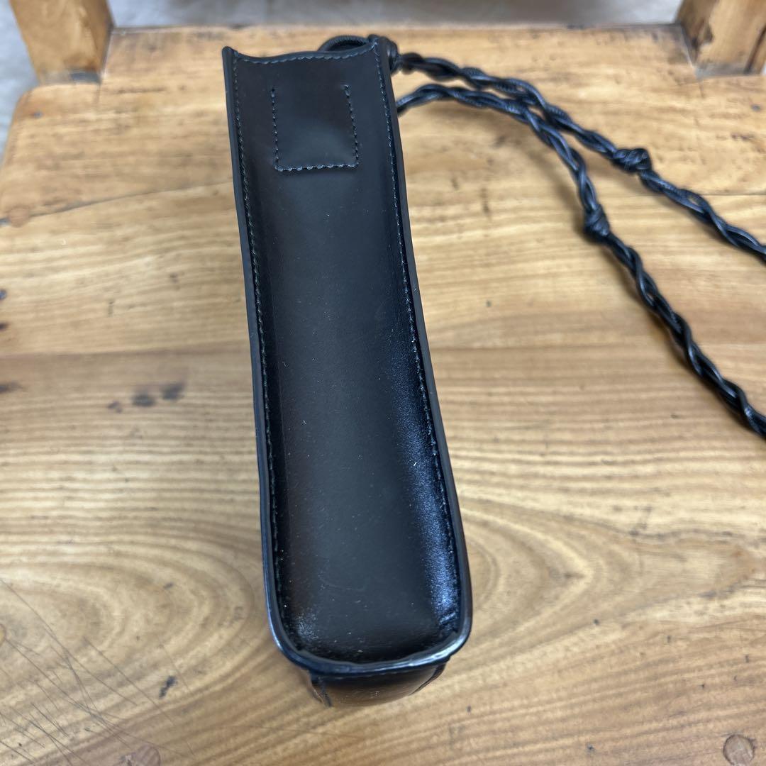 jil sander タングル レザー ショルダーバッグ 黒 ブラック 正規品