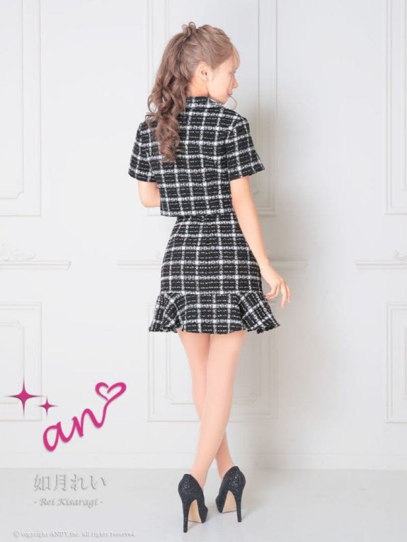 アン チェック柄ツイードセットアップ