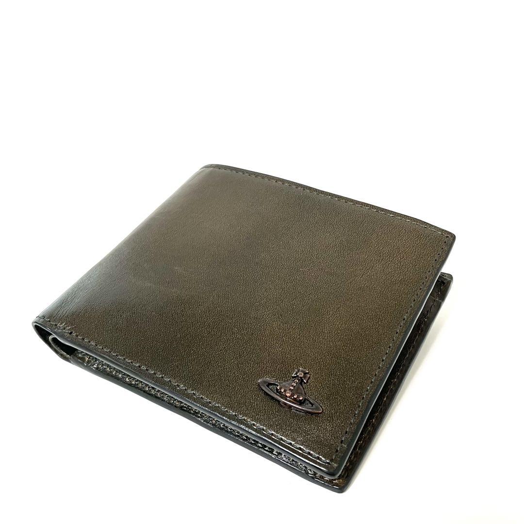 品質は非常に良い 新品 ヴィヴィアンウエストウッド コッパー 二つ折り財布 現行品 小物