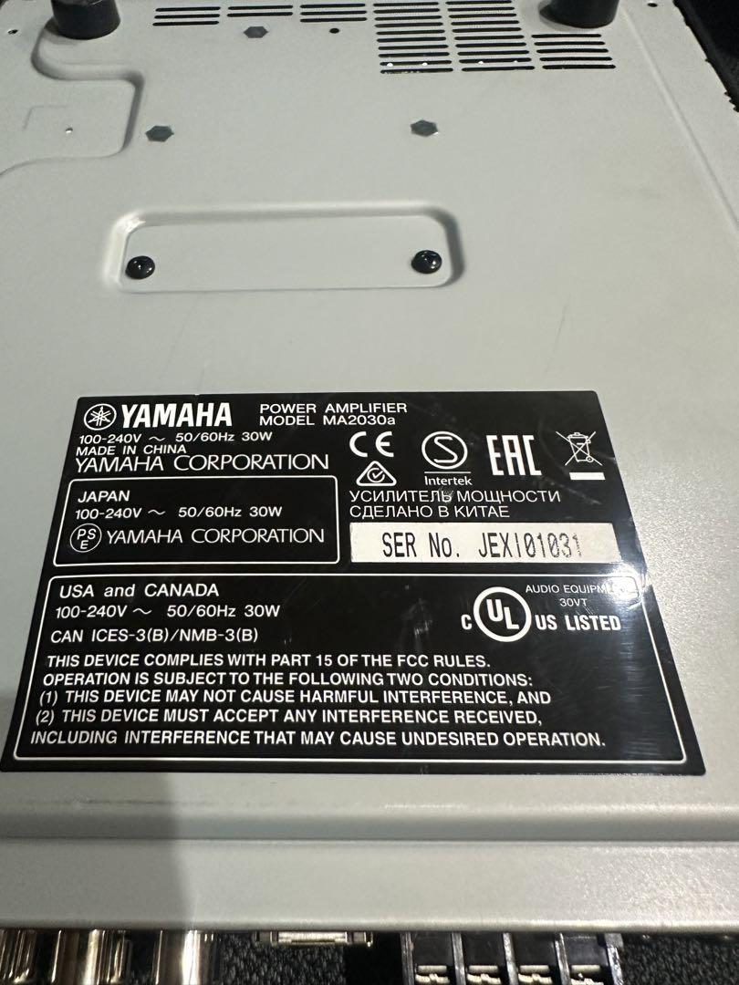 美品 YAMAHA MA2030a パワーアン