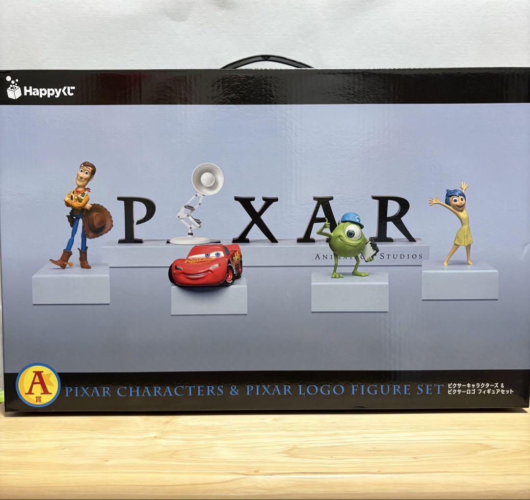 ハッピーくじ Pixar A賞 ピクサーキャラクターズ&ピクサーロゴフィギュア ピクサー happyくじ A賞 ピクサーロゴ フィギュアセット - メルカリ