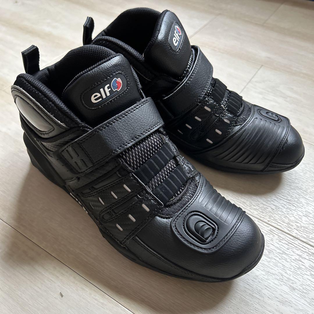バイクシューズ　elf  黒　26