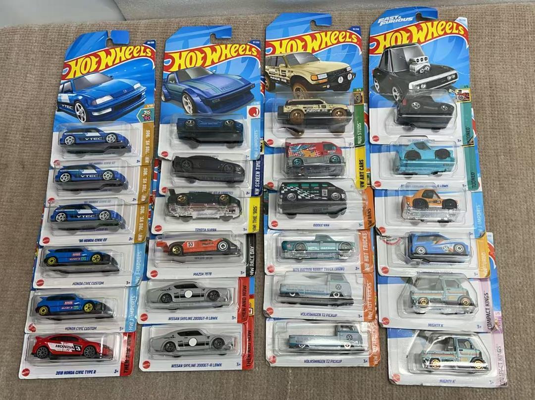 ホットウィール(Hot Wheels) 乗り物おもちゃ 18種類入