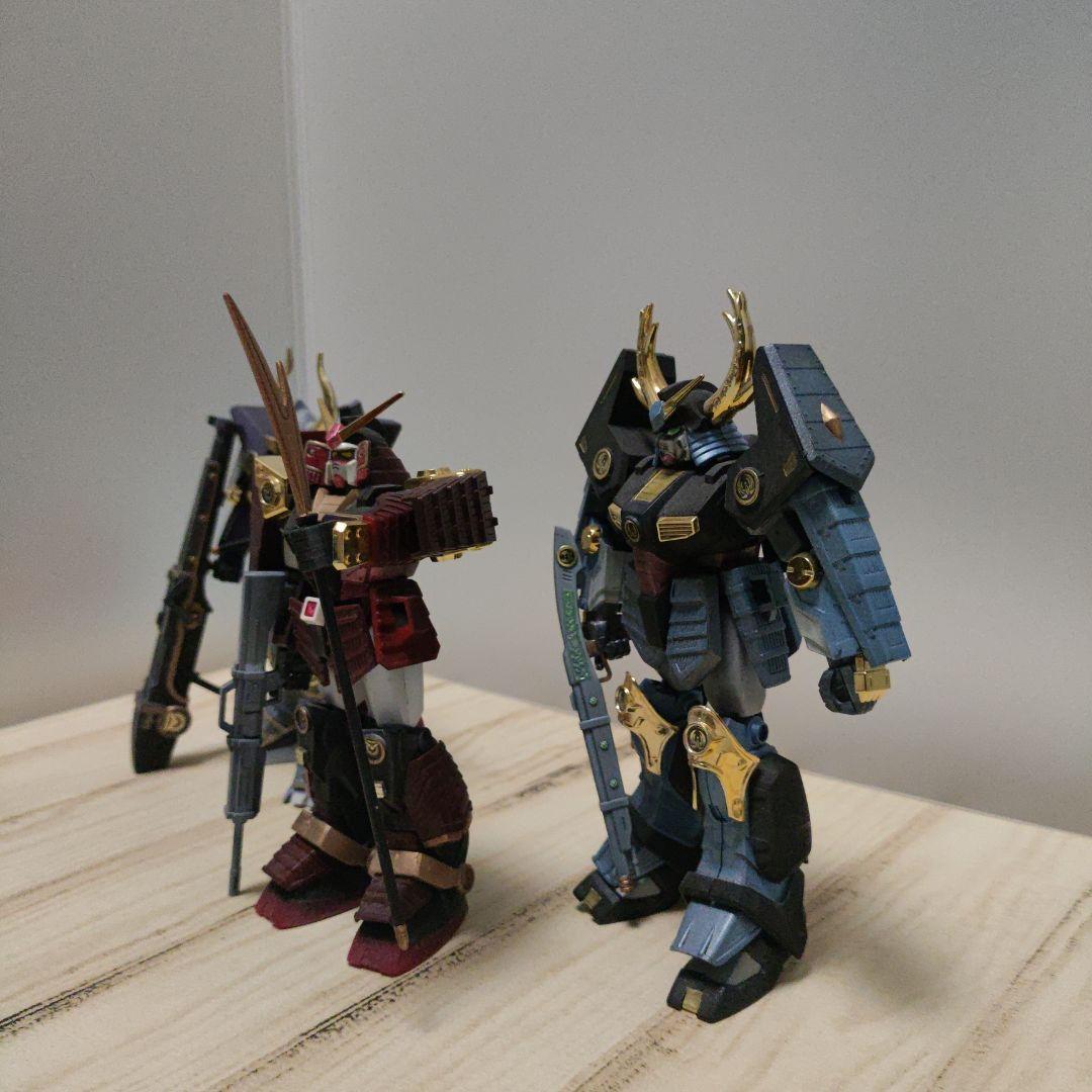 武者ガンダムセット　オリジナル塗装済完成品　プラモデル　バンダイ