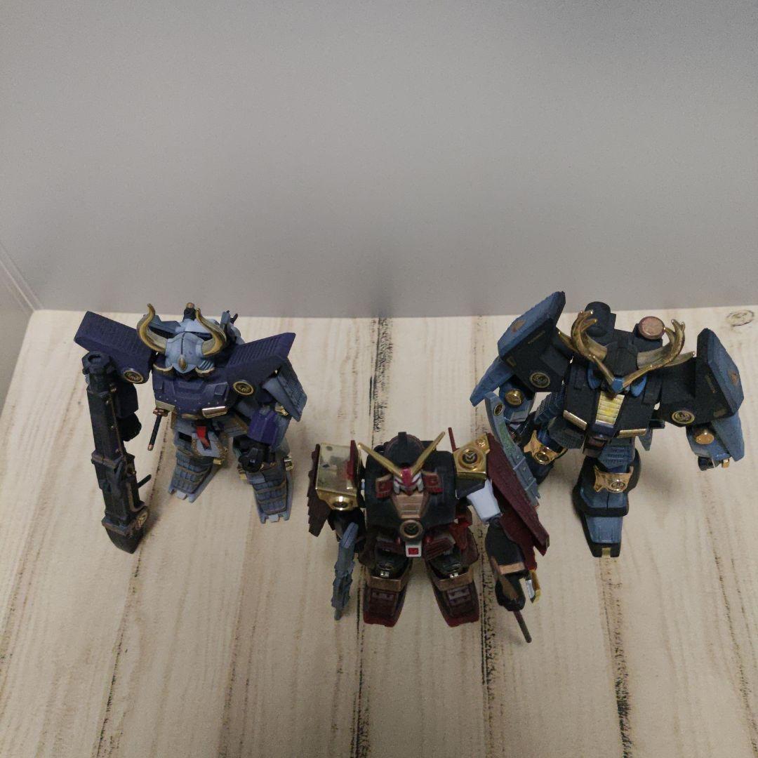 武者ガンダムセット　オリジナル塗装済完成品　プラモデル　バンダイ
