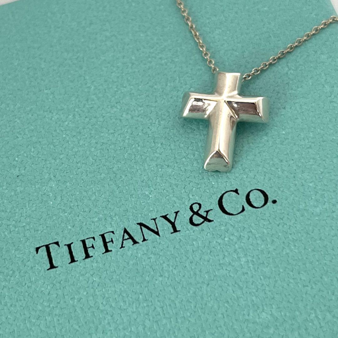 【美品】TIFFANY\u0026Co. テンダネスクロス　ネックレス