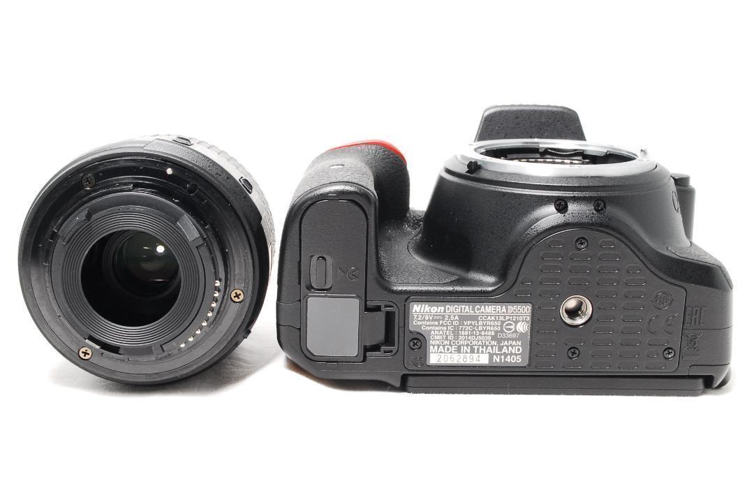 美品☆自撮り Wi-Fi Nikon D5500 ガイドブック付 レンズキット