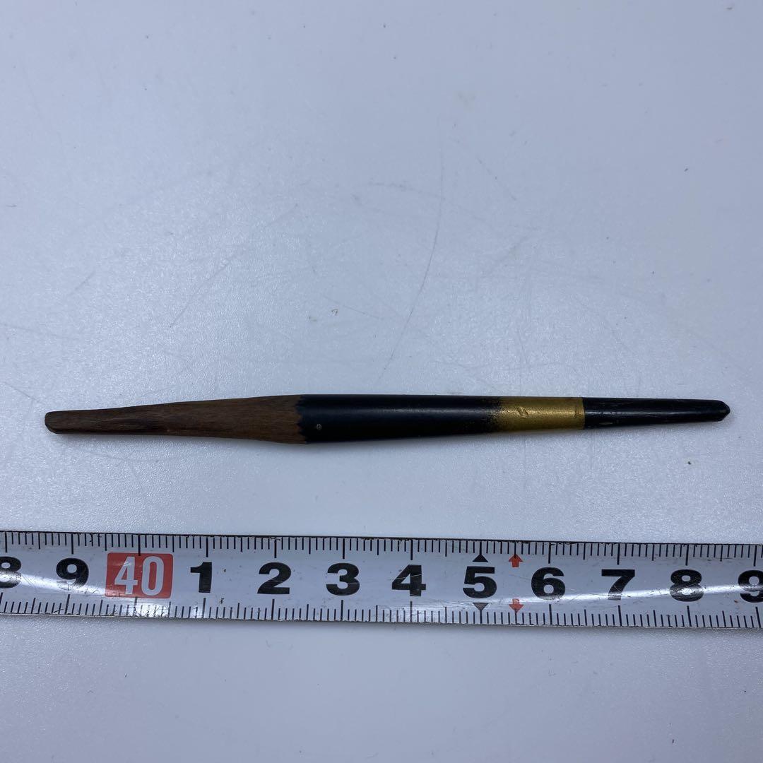 江戸期　皮製タバコ入れ　骨キセル筒　144g 東里7-0620①