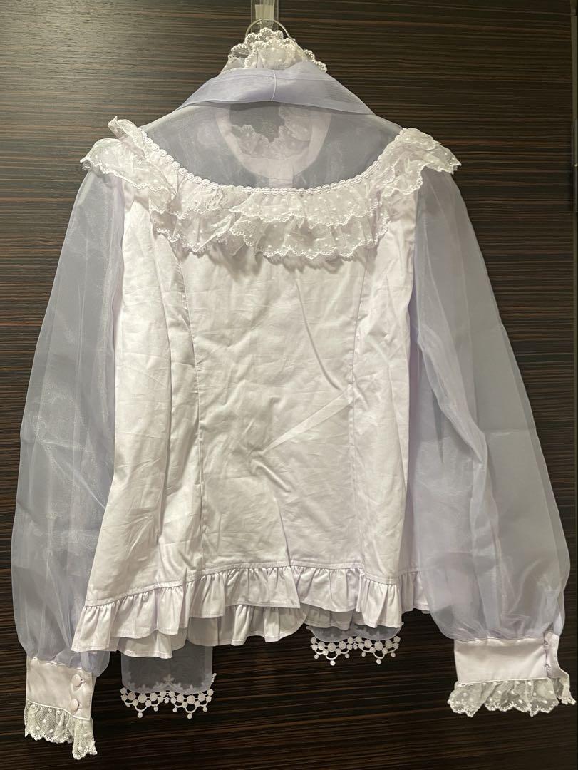 Angelic Pretty Day Dreamブラウス ラベンダー シースルー