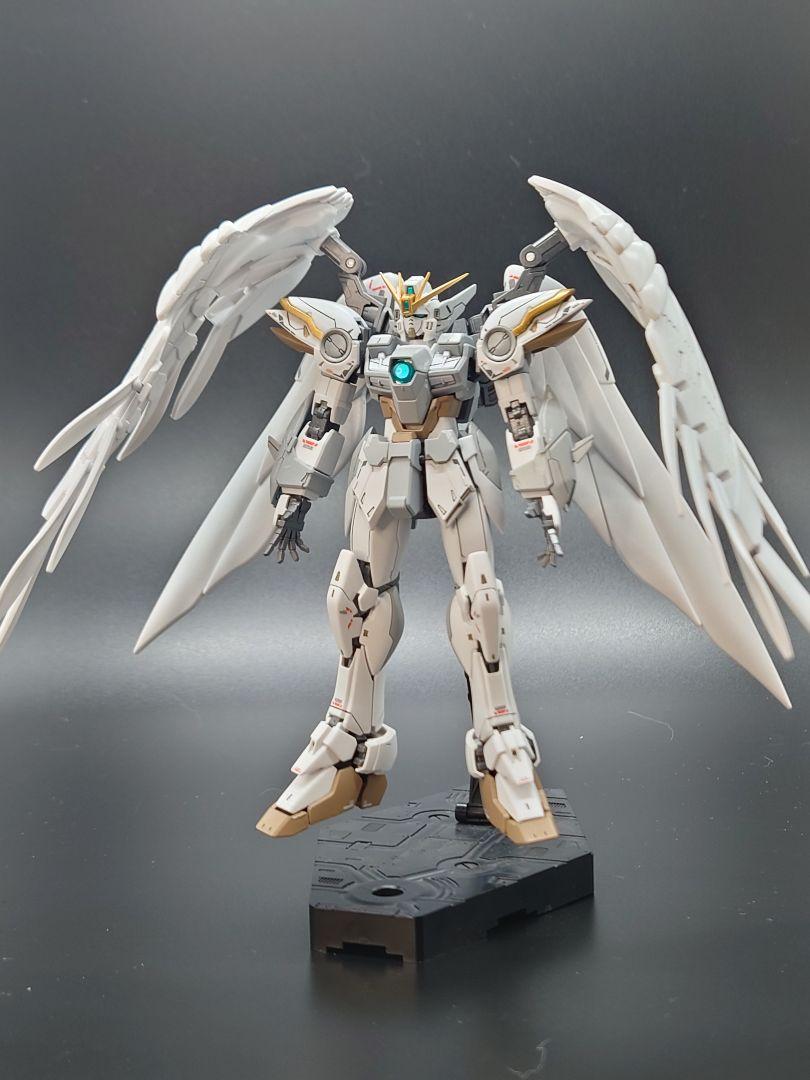 RG ウイングガンダムゼロEW　塗装完成品 ＆拡張エフェクトセット