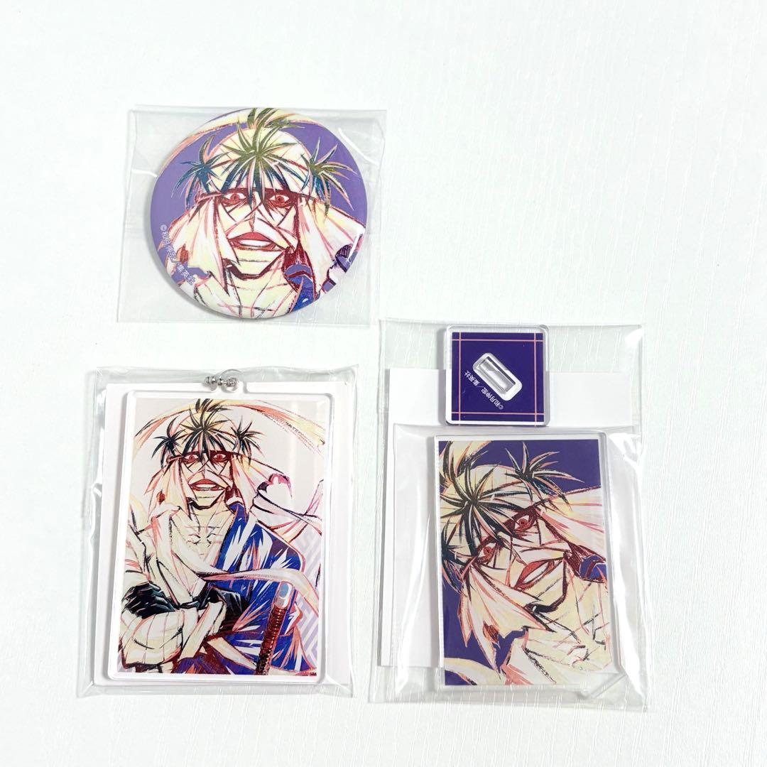 ⚔️るろうに剣心展⚔️ 剣心&志々雄 アクスタ・缶バッジ・クリアファイル アクリルスタンド 志々雄真実 るろうに剣心展 事後通販: キャラ