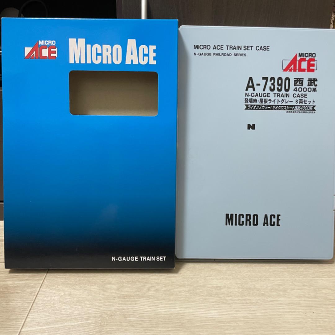 西武4000系・登場時・屋根ライトグレー 8両セット A-7390