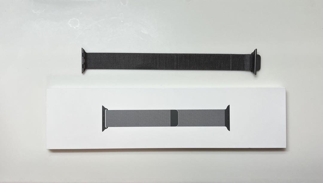 Apple Watch 40mmケース用グラファイトミラネーゼループ