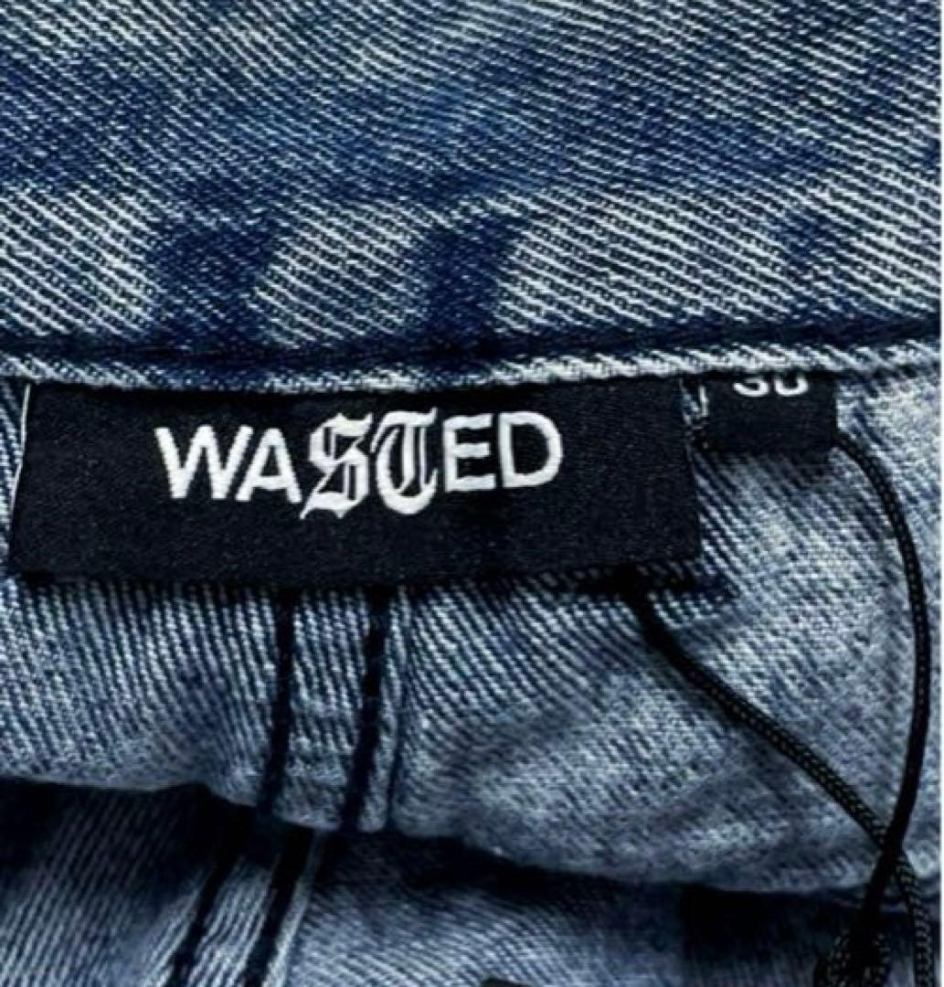 【新品未使用】希少 WASTED PARIS デニムショーツ ケミカルウォッシュ 【新品未使用】希少 WASTED PARIS デニムショーツ ケミカルウォッシュ