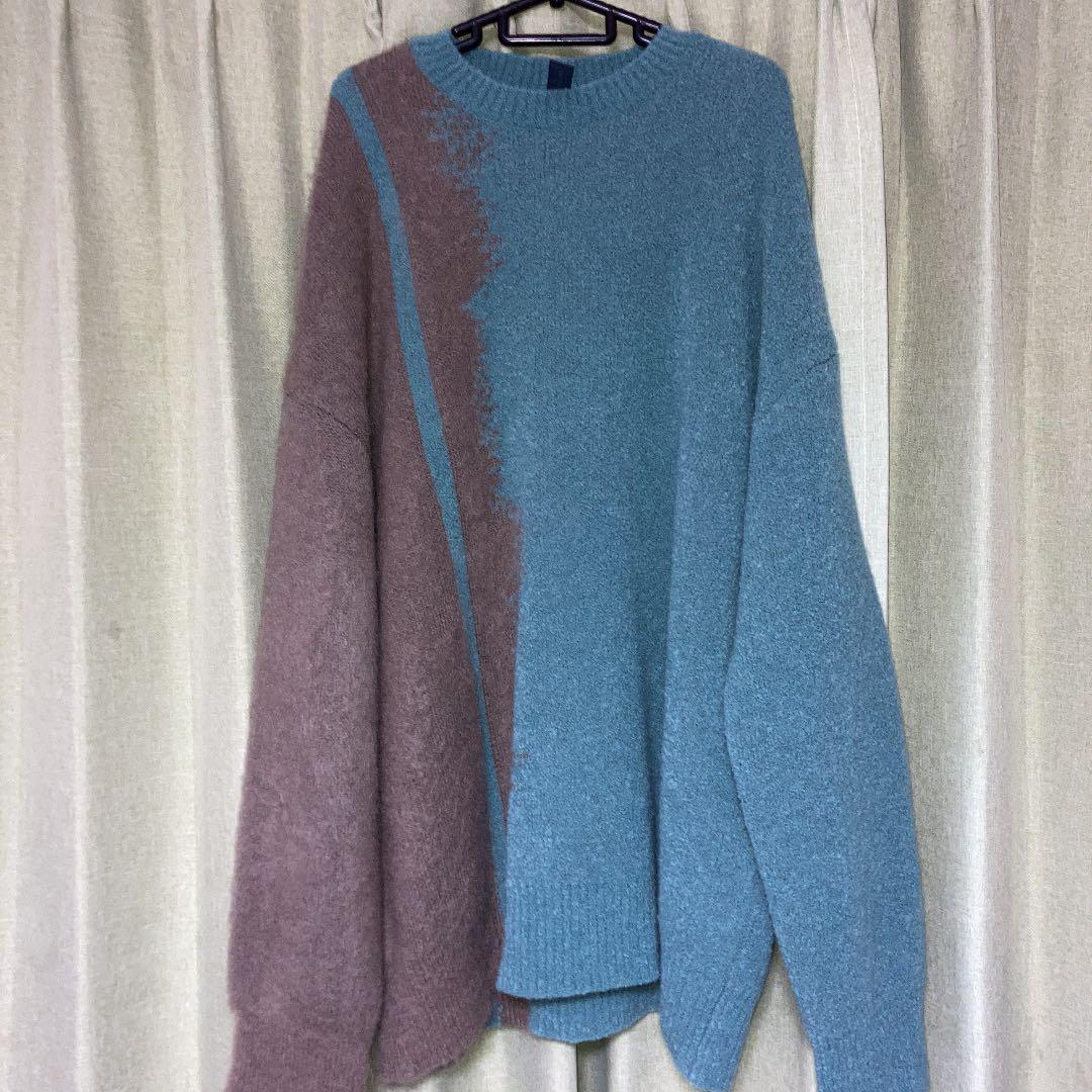 SHINYAKOZUKA LINE KNIT - MINT shamadistrict.gov.gh