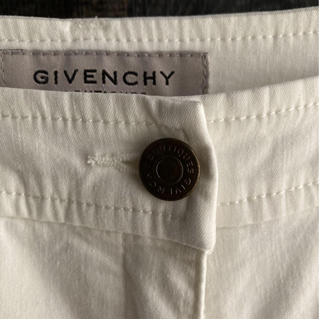 GIVENCHY 美品 クロップドパンツ デニムパンツ 半端丈 ホワイト