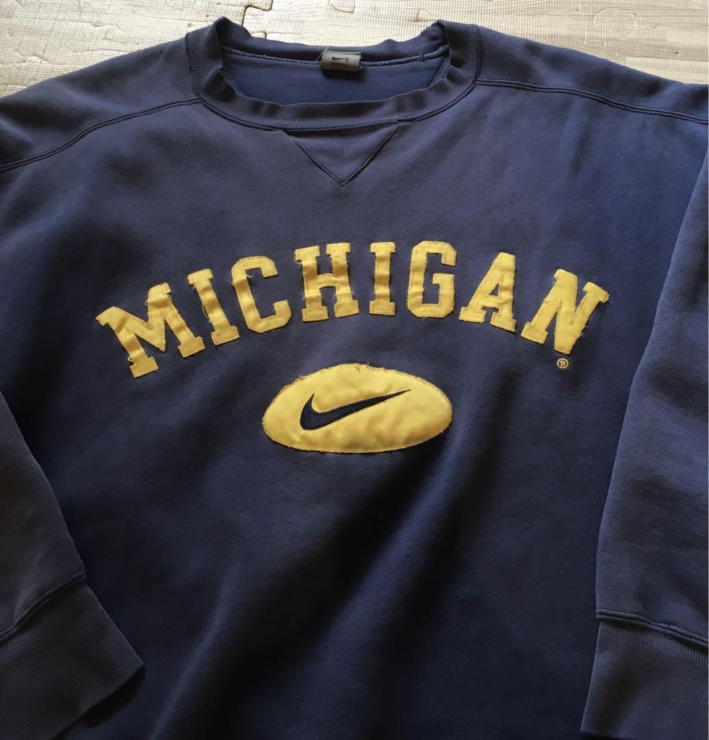ナイキ ミシガン スウェット　Nike Michigan L〜XL ネイビー