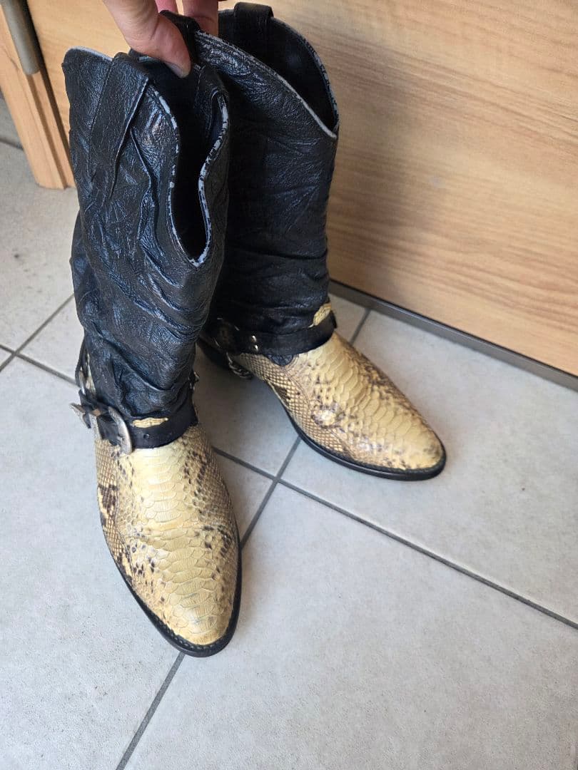 長渕剛　着用　dingo パイソンブーツ　14th ケムリ　ifsixwas