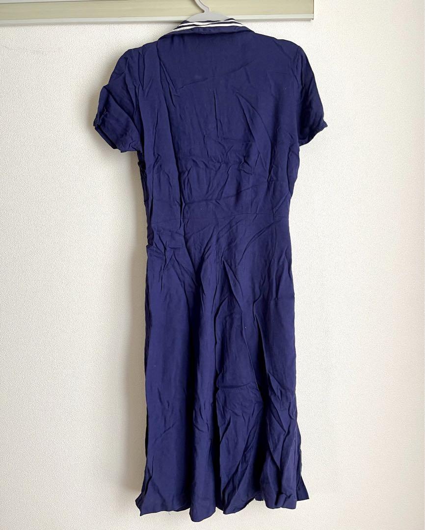 1950s マリンワンピース ・美品 40s vintage ネップ2ピース