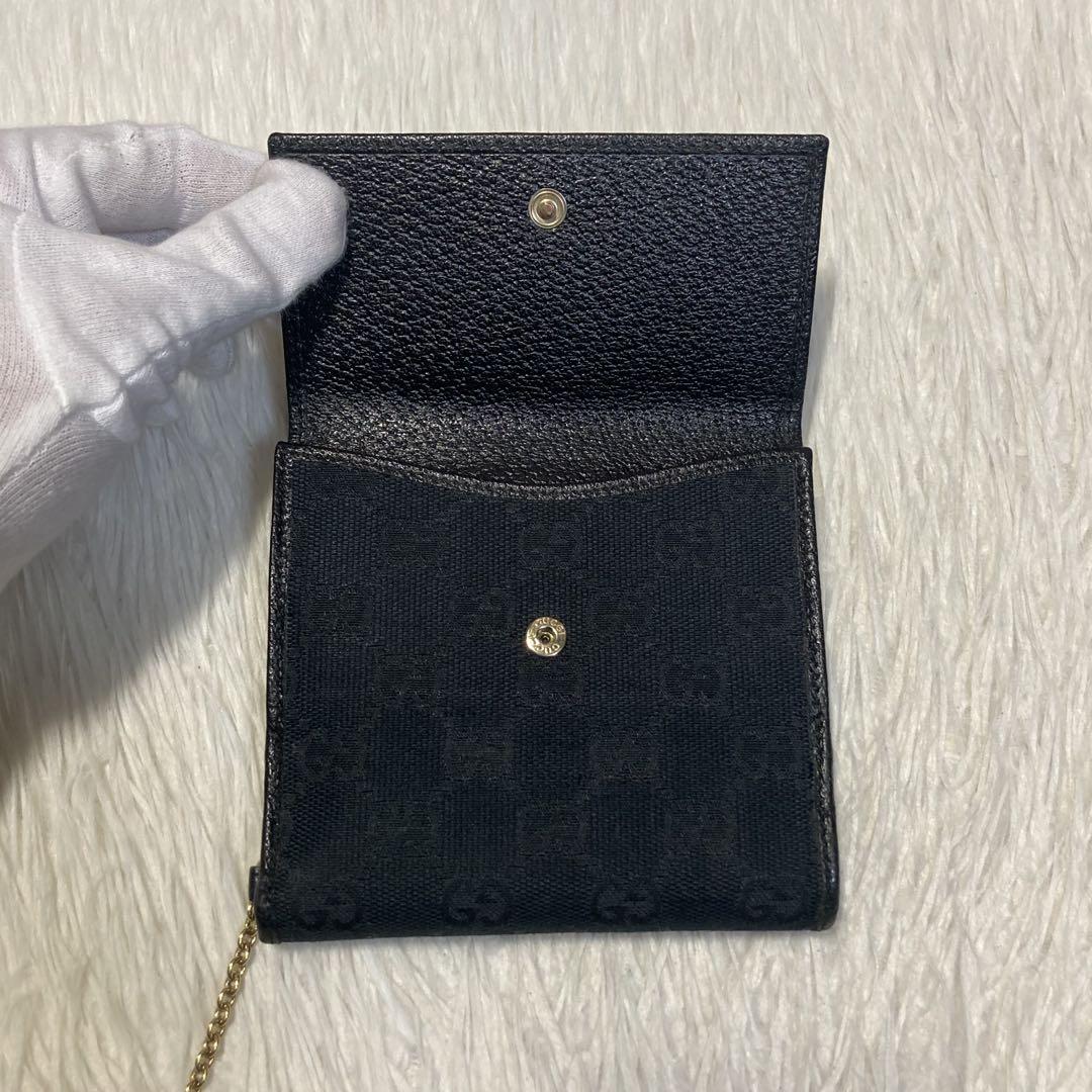 グランドセイコー セール 財布 グッチ GUCCI 美品 大人気 折りたたみ チャーム キャンバス 小物