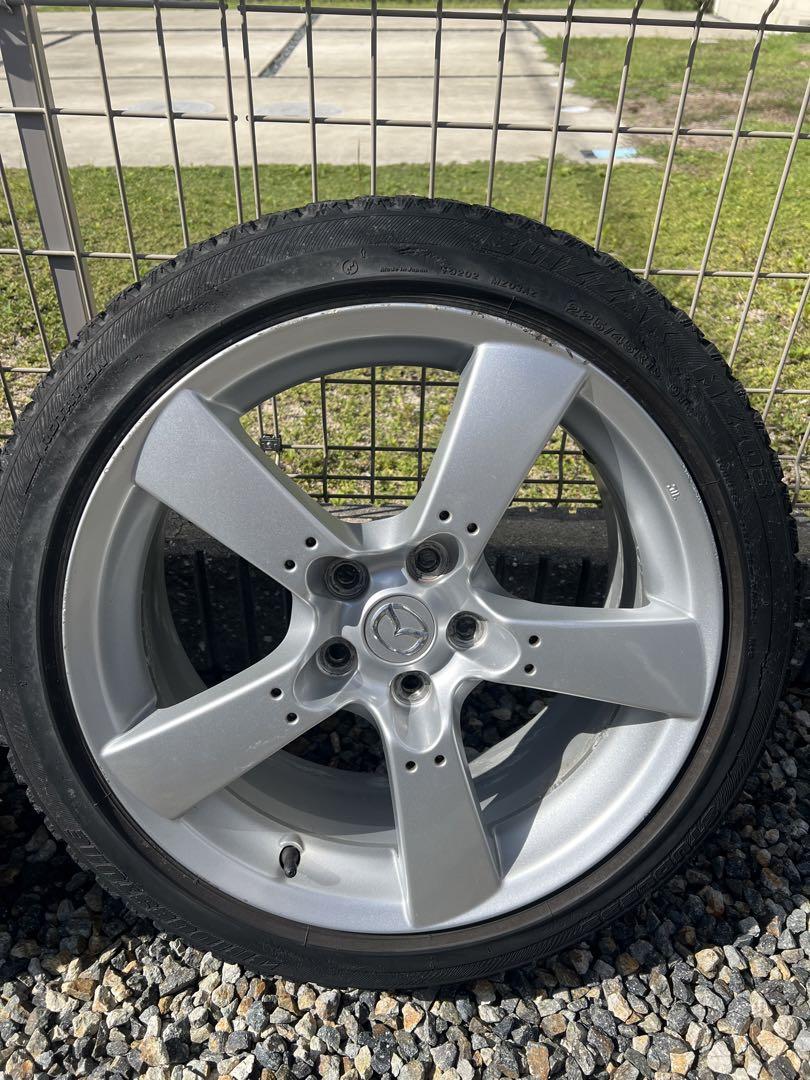 RX-8 純正アルミホイール　タイプS装着18インチ