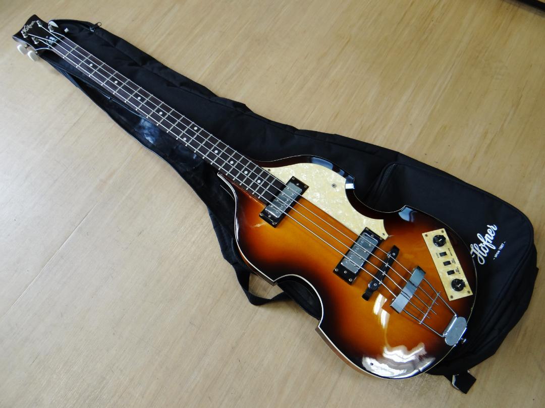 美品 Hofner B Bass Hi-Series ベース ラメブラック Hofner エレキベース B- Bass HI-SERIES - メルカリ