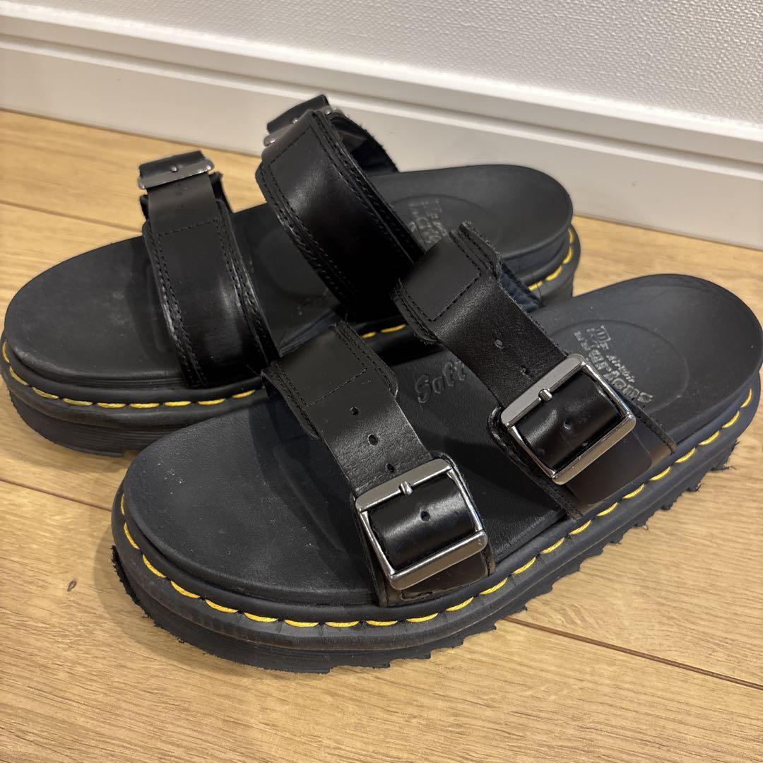 Dr.Martens 厚底サンダル ブラック 23cm
