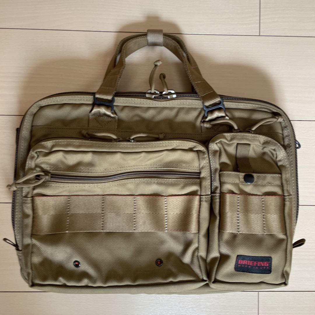 【美品】BRIEFING ブリーフィング A4 LINER 2WAY コヨーテ