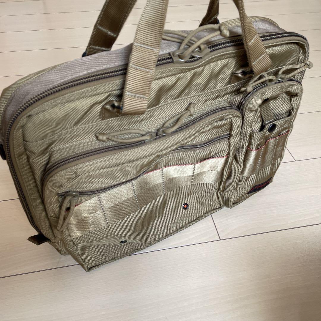【美品】BRIEFING ブリーフィング A4 LINER 2WAY コヨーテ