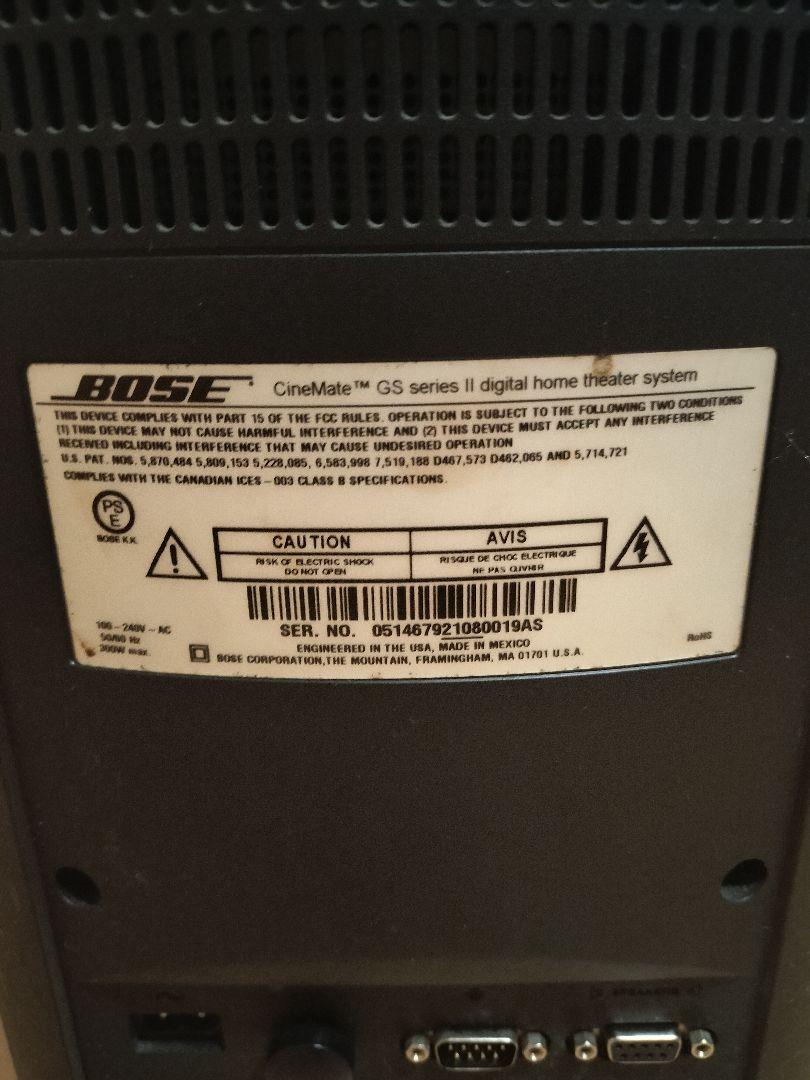 BOSE CineMate GS Series Ⅱ ホームシアター スピーカー 画像6