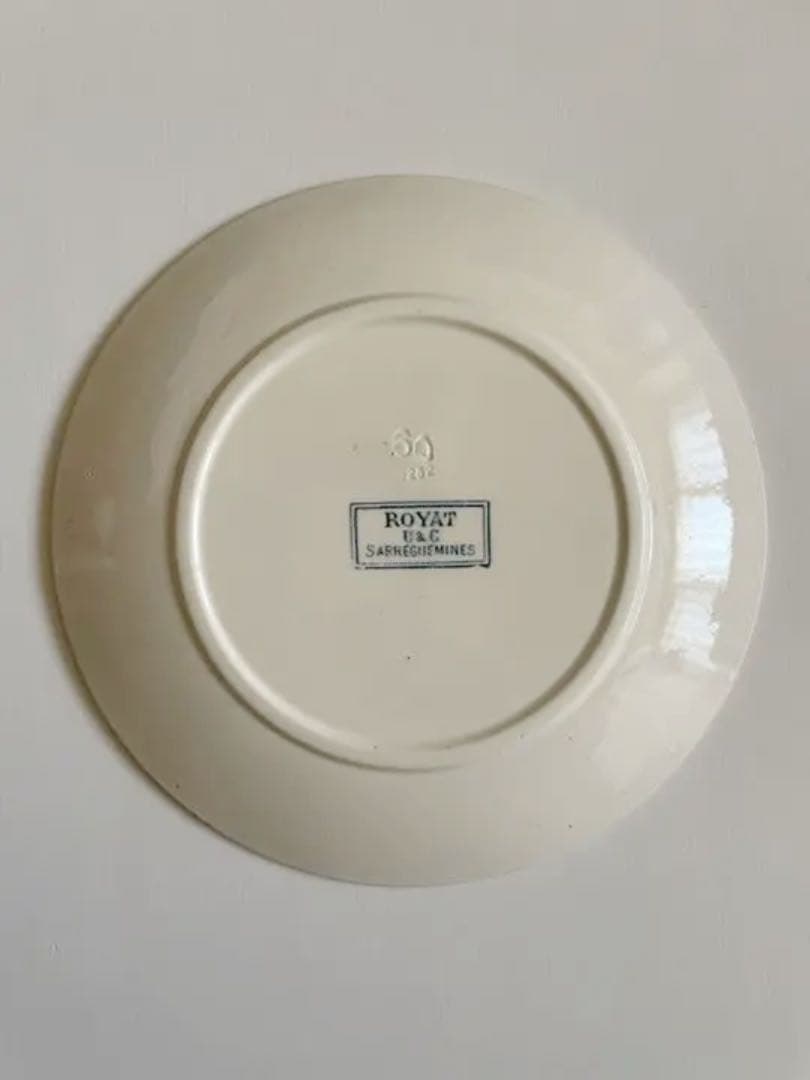 フランスアンティーク皿 サルグミンヌ2枚セット | grocerybazaar.store