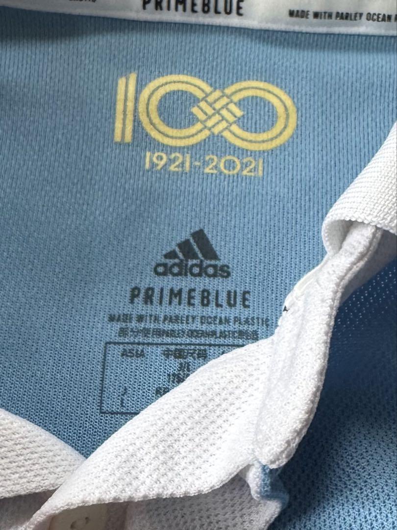 Lサイズ ★ アディダス サッカー日本代表 100周年 ユニフォーム ポロシャツ
