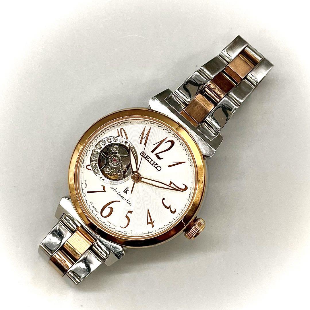 SEIKO　ルキア　限定　オープンハート　桜　クリスタル　自動巻き　腕時計 セイコー ルキア＞と＜セイコーセレクション＞から、多幸感
