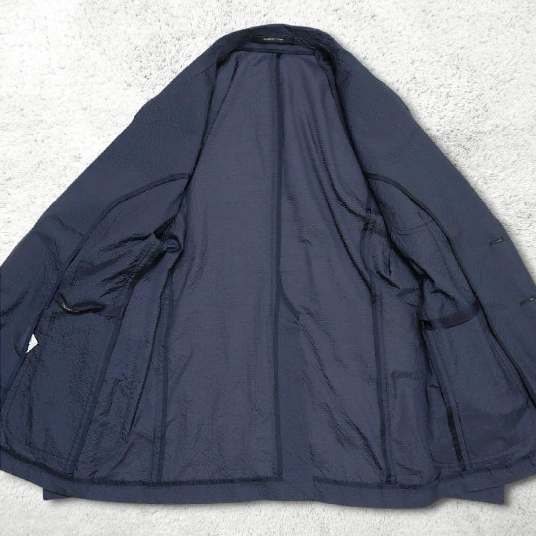 美品【極上の軽さ】タリアトーレ SAHARA シアサッカー ジャケット 美品 L 美品【極上の軽さ】タリアトーレ SAHARA シアサッカー