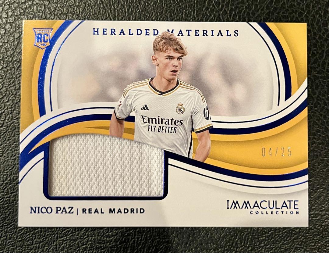 25枚限定 2023-24 Panini ニコ・パス　RC レアル・マドリー