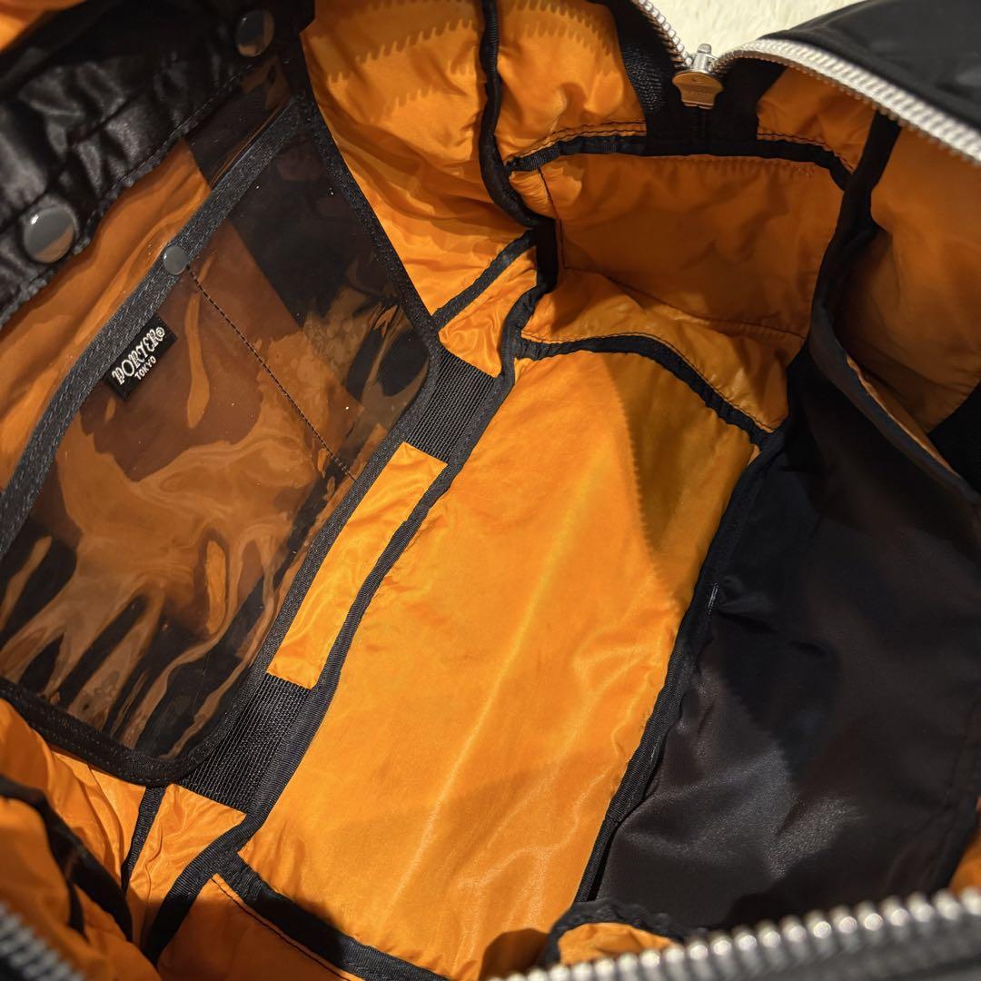 希少【美品】PORTER TANKER DUFFLE BAG(L) ブラック