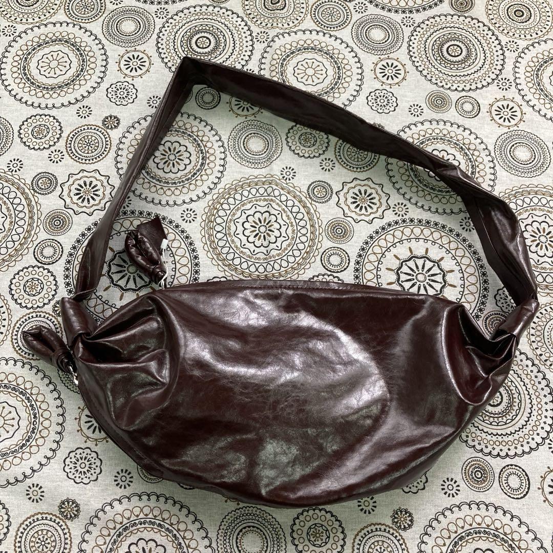 LEMAIRE Soft Croissant ショルダーバッグ ブラウン　S