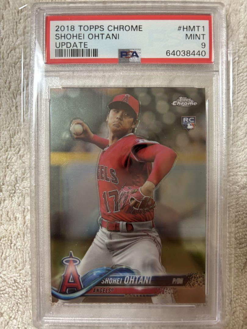 大谷翔平 2018 topps chrome rookie #1 ルーキー PSA 鑑定済み