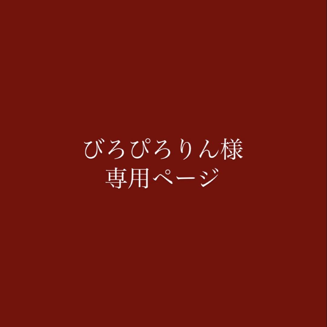 びろぴろりん様専用ページ
