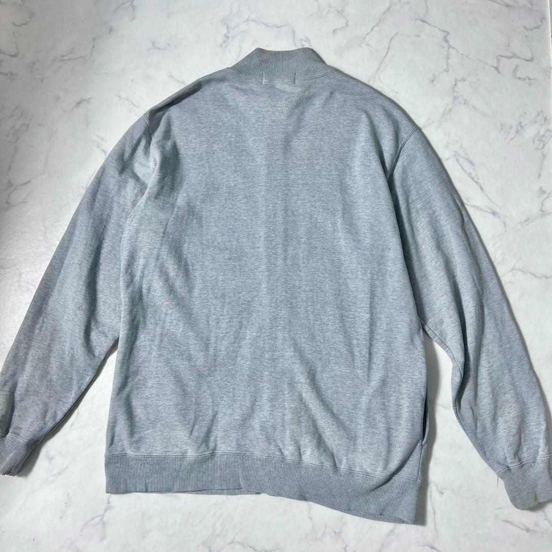 美品 ラルフローレン スウェット 刺繡ロゴ リブ袖 メンズ L相当 B1056
