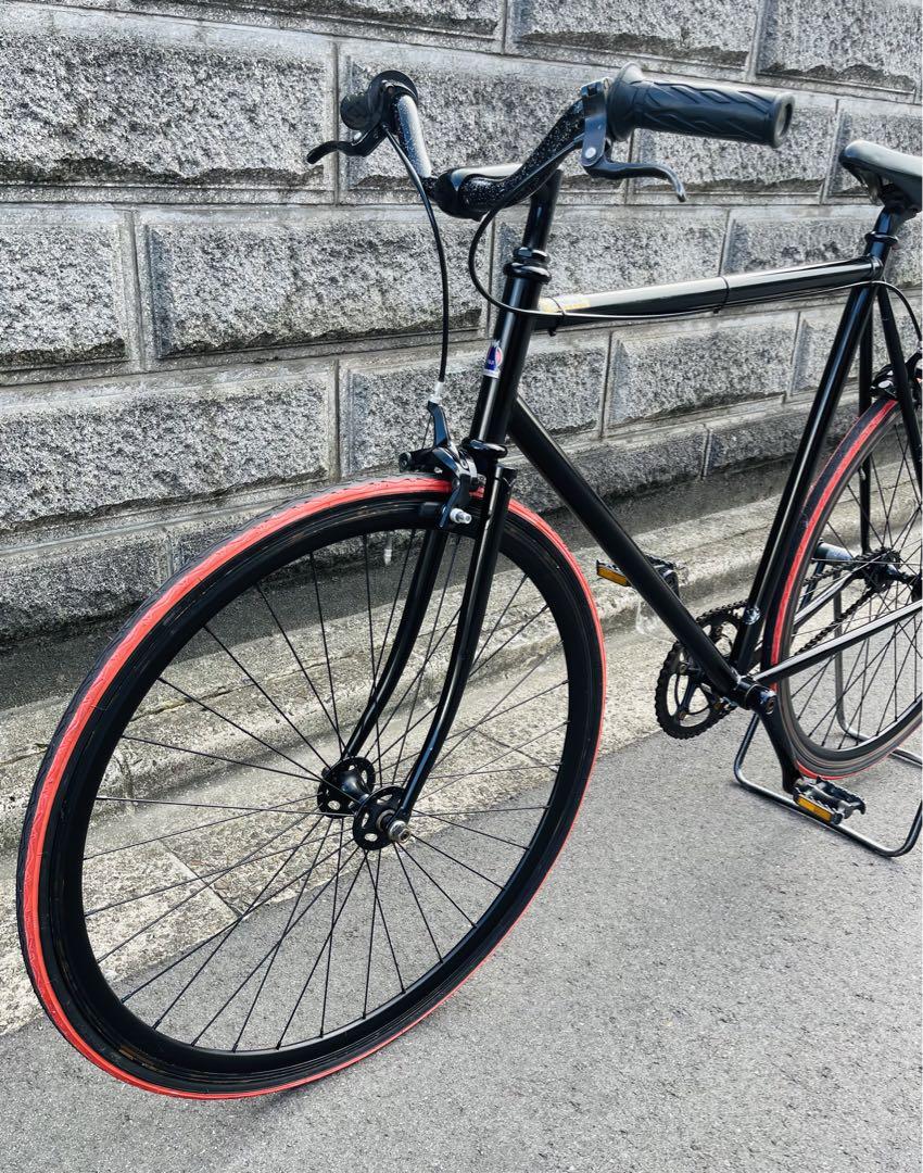 FUJI FEATHER フジ フェザー ピストバイク 前後タイヤ新品 大阪