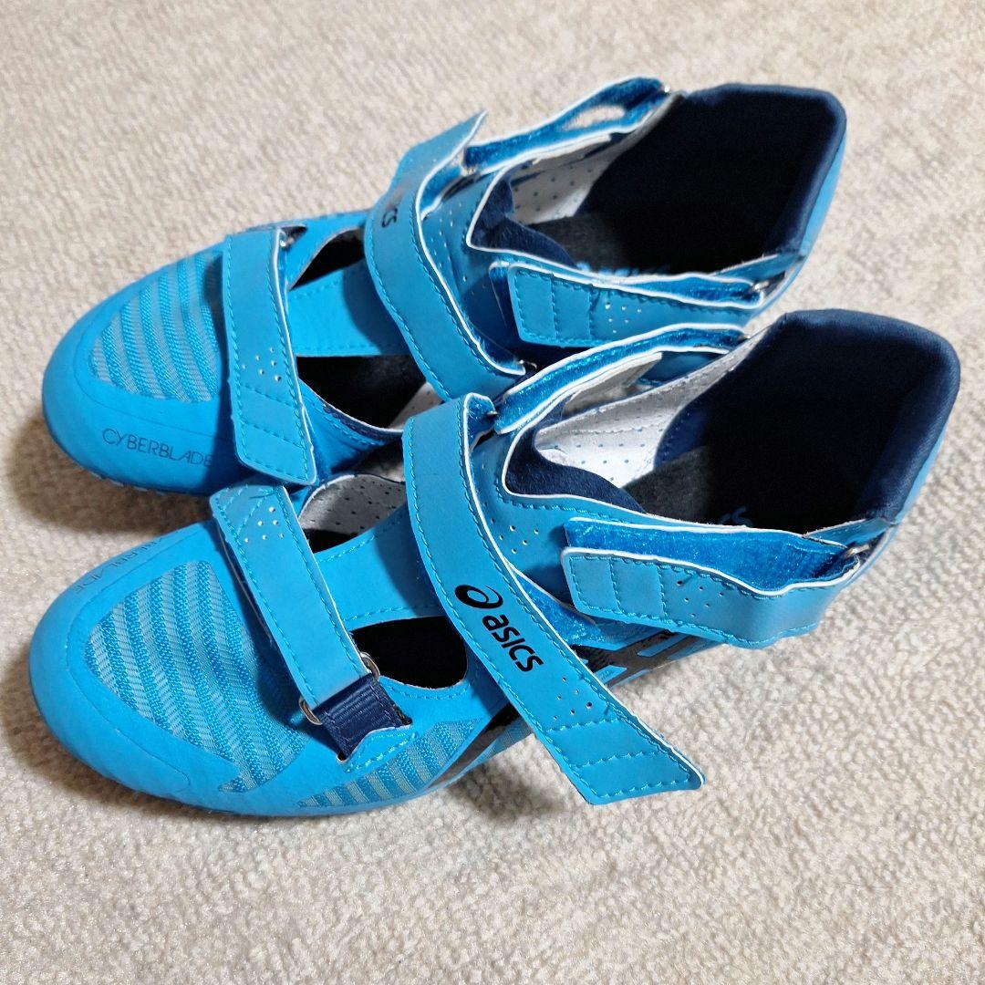 一番の贈り物 asics CYBER 青 スパイクシューズ 16 BLUE スパイク・シューズ