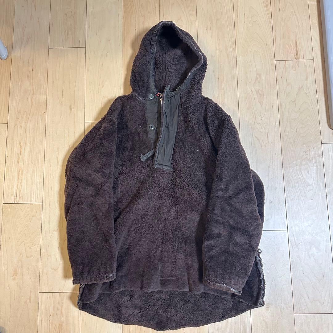 フード付きブラウンフリースジャケット 7,380円