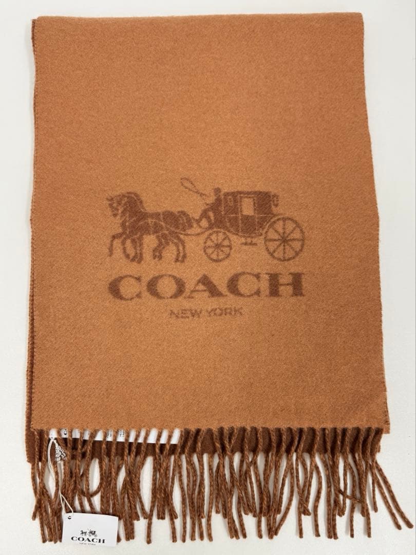 COACH カシミヤ100%マフラー
