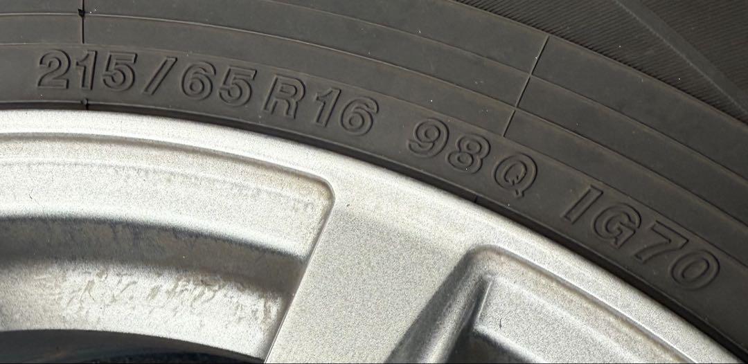 215/65R16 スタッドレスタイヤホイールセットアルファードヴェルファイア