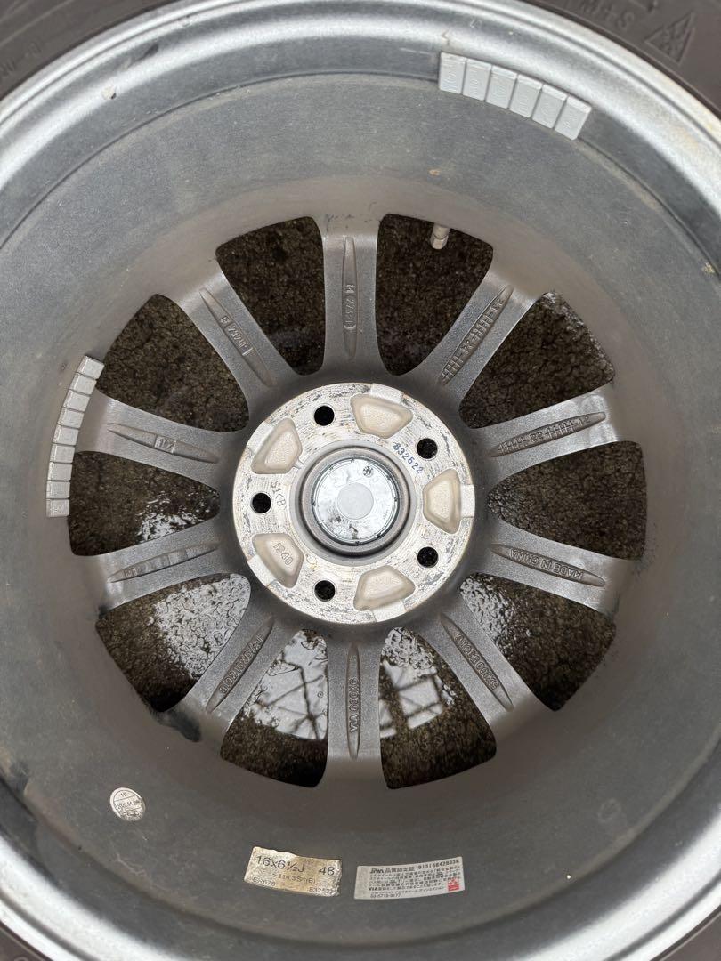 215/65R16 スタッドレスタイヤホイールセットアルファードヴェルファイア