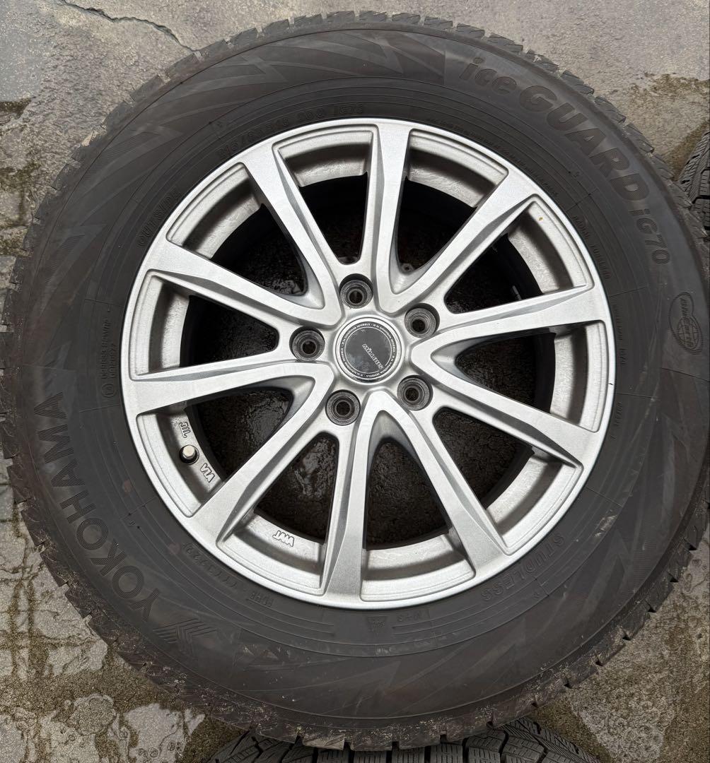 215/65R16 スタッドレスタイヤホイールセットアルファードヴェルファイア