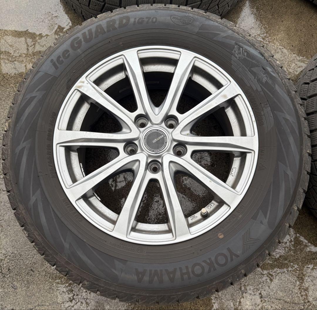 215/65R16 スタッドレスタイヤホイールセットアルファードヴェルファイア